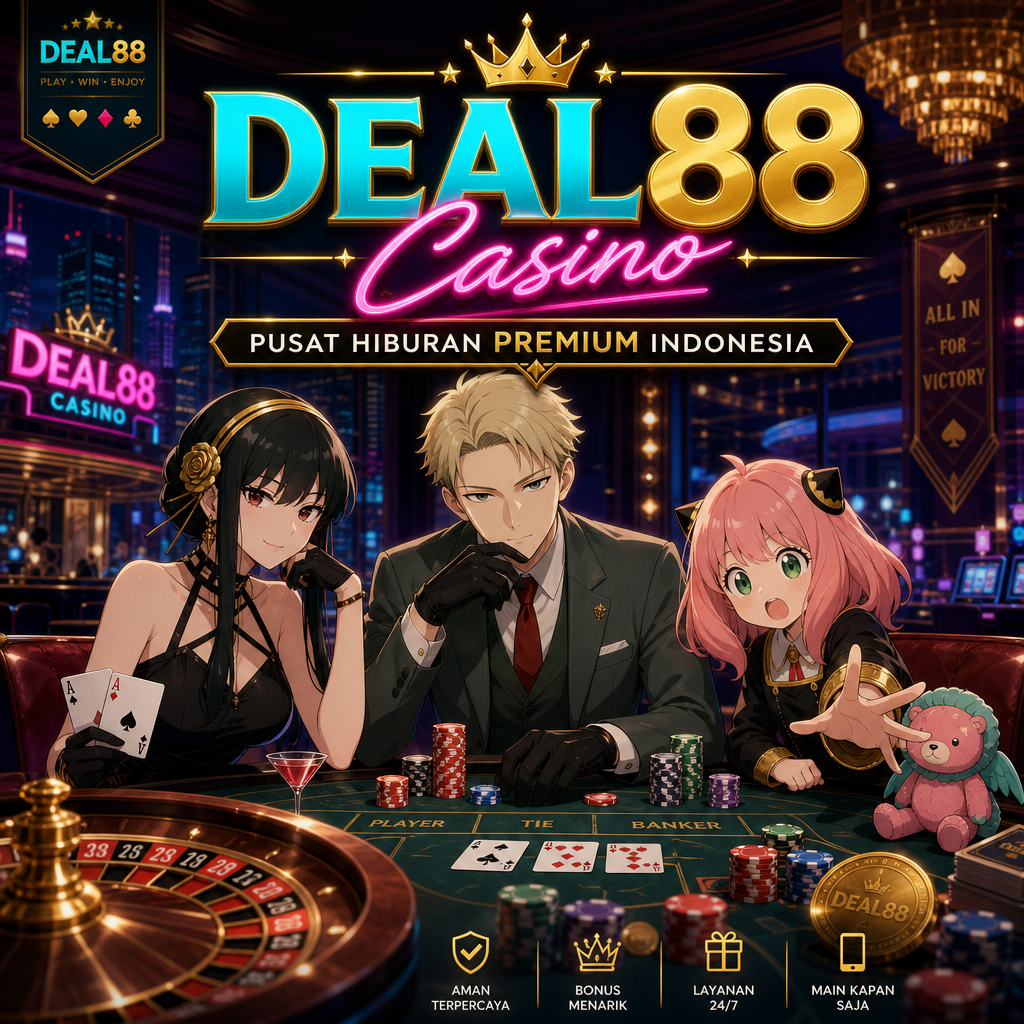 Tampilan modern halaman utama DEAL88
