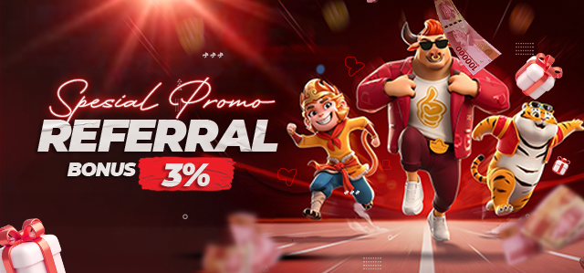 BIG777 Spesial Promo Referral Bonus 3%